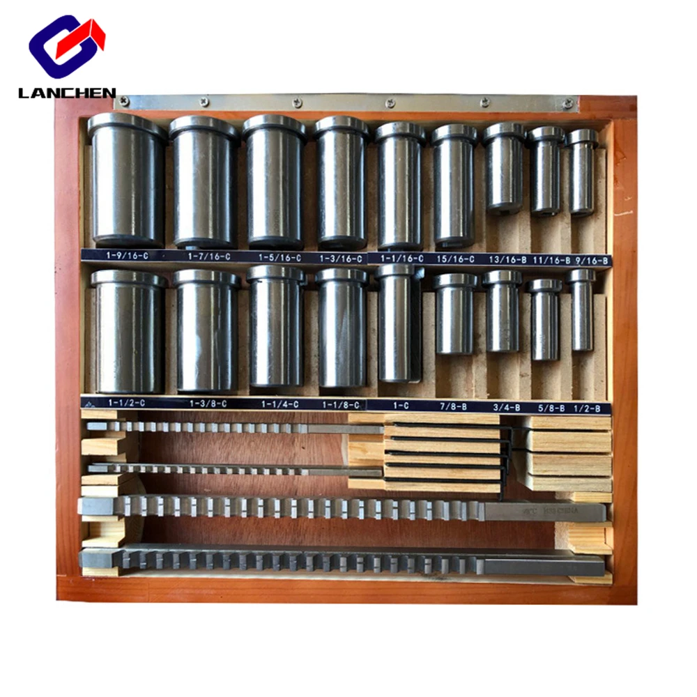Набор инструментов для ключей HSS Groove keyway 30 шт. набор метания 5 1/2 '' 1 1/2'' 18