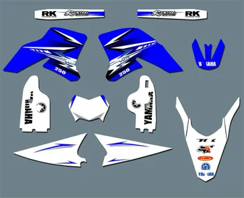 

For YAMAHA WR250R WR250X ER 250R WR 250X 2008-2015 New Full Graphics Decals Stickers Custom Number Name Stickers Waterproof