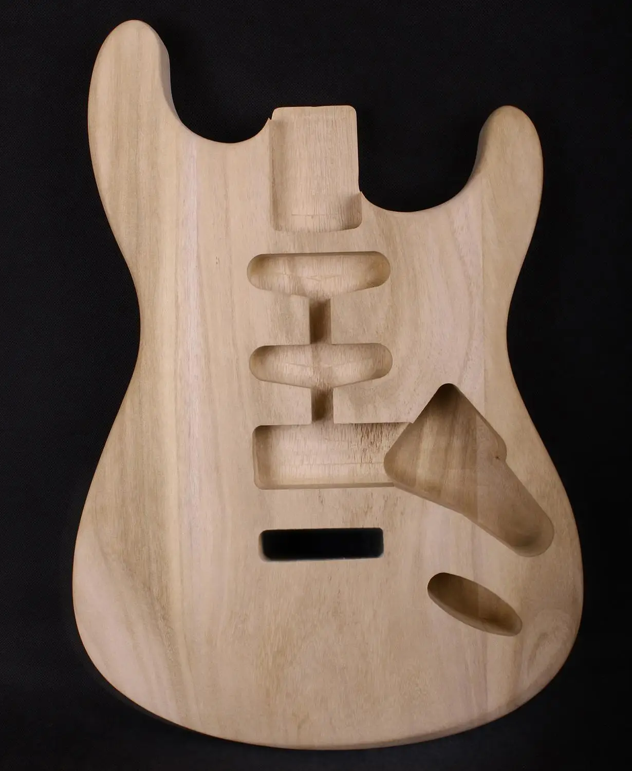 Electric Guitar Body Paulownia Wood Handmade Unfinished Fit Ssh Style