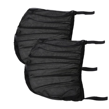 

2pc Car Side Rear Window Sun Visor Shade Mesh Cover Shield UV Protector Window Protection Film Cover Rear Window Sunshade