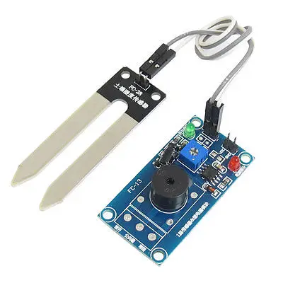 

DC 5V 3-5s Soil Humidity Buzzer Alarm Mode Relay Module w Sensor