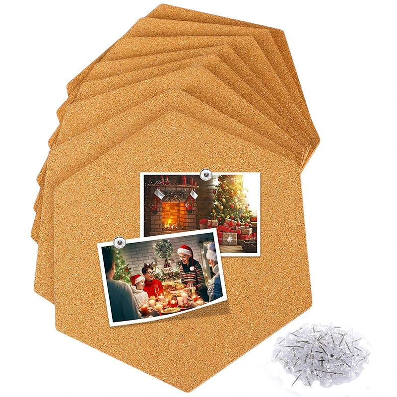 Cork Board Tiles 8 Pack With Full Sticky Back Mini Wall Bulletin Boards Pin Board Decoration For Pictures Photos Notes Goals Dra Wall Stickers Aliexpress