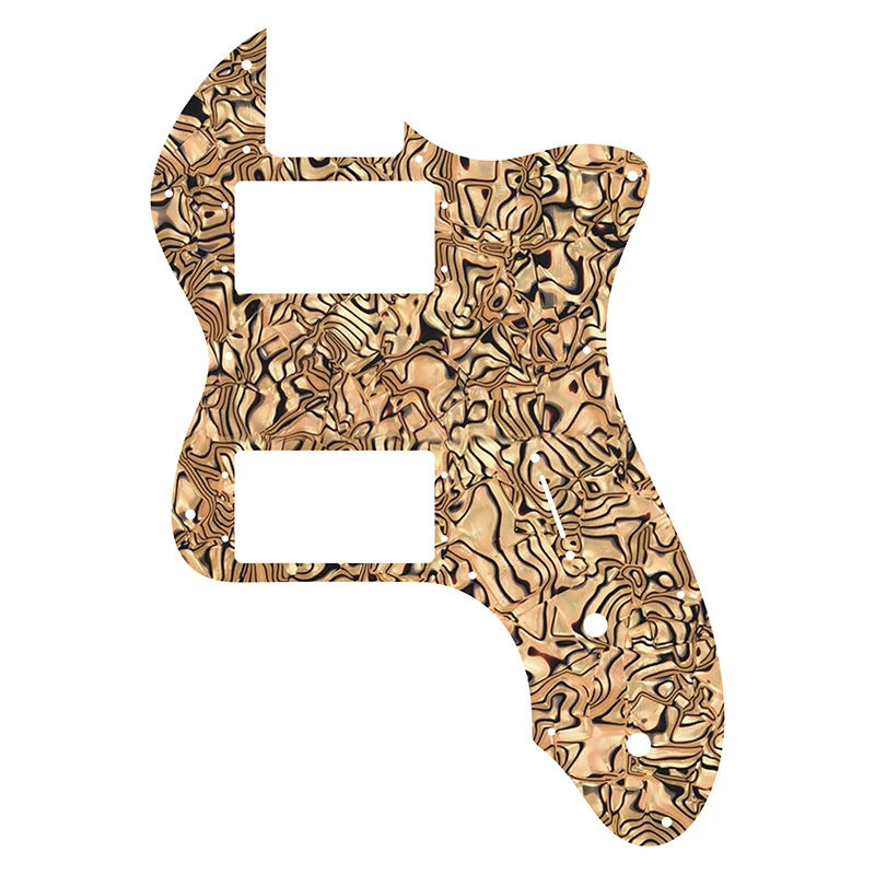 Per Classic Series '72 Telecaster Tele Thinline Chitarra Battipenna Piastra Antigraffio Con Pickup Humbucker Ad Ampia Gamma, Perla Marrone