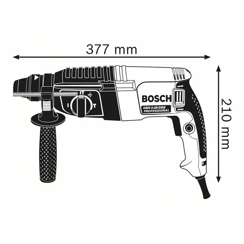 Bosch GBH2-26DRE Ударная дрель, электрический молоток, электрическая дрель, трехцелевой Электрический выбор, промышленные электроинструменты