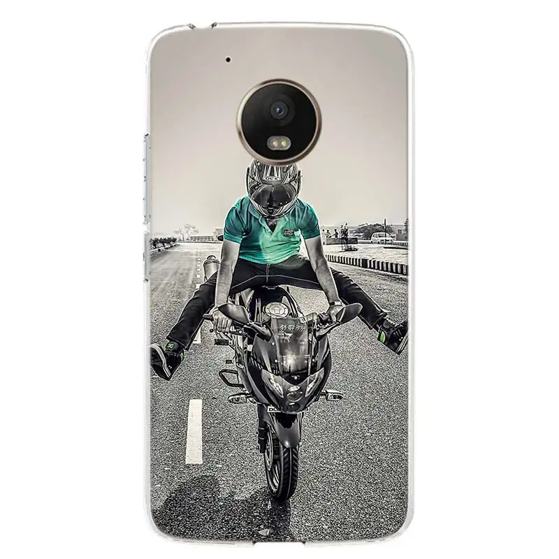 Moto Cross moto rcycle спортивный чехол для телефона для moto rola moto G7 G6 G5S G5 E4 Plus G4 E5 Play power EU подарок подходит с рисунком Coqu - Цвет: TW270-9