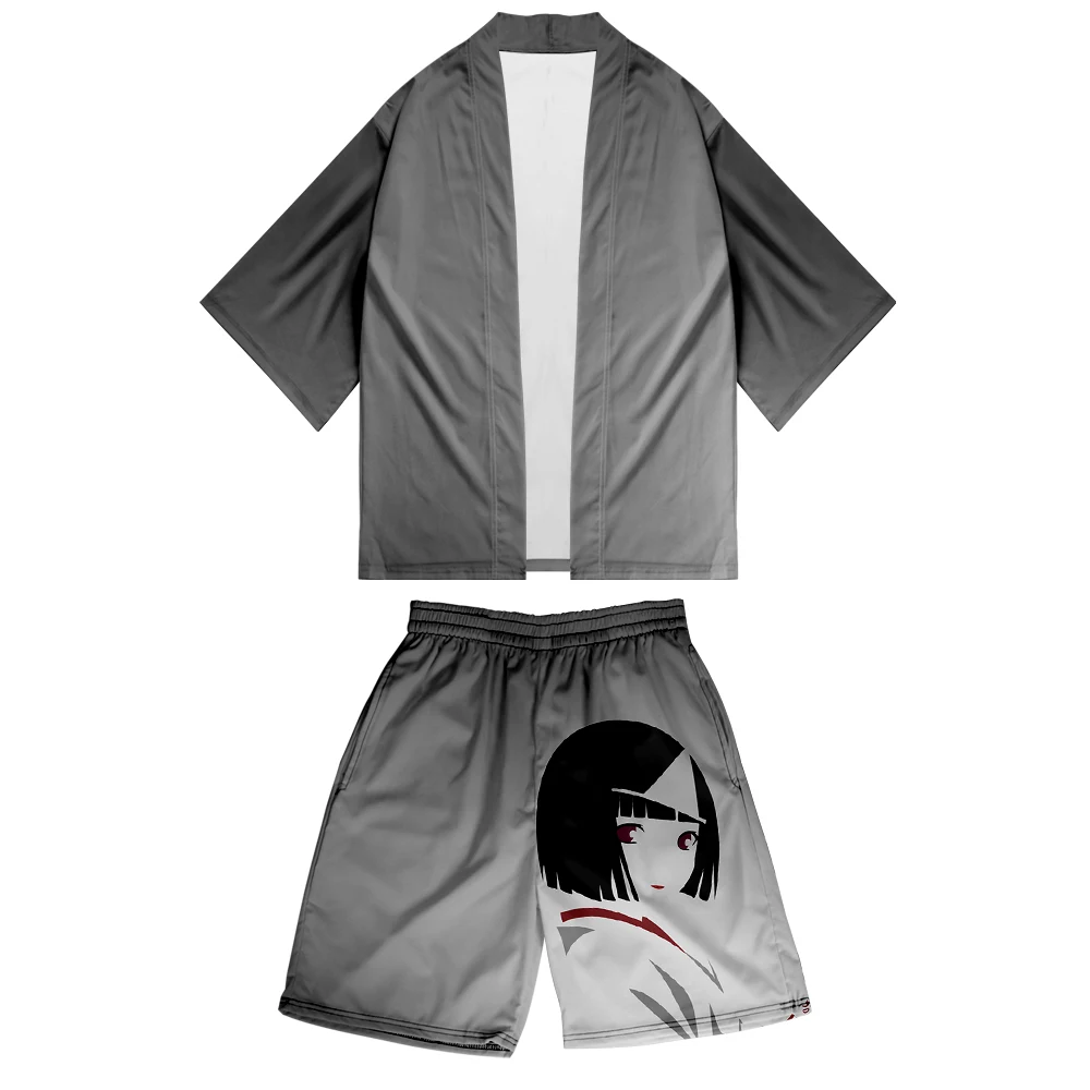 Noragami/футболка унисекс с 3D рисунком, спортивный костюм унисекс, футболка с короткими рукавами, Трендовое повседневное кимоно с короткими рукавами