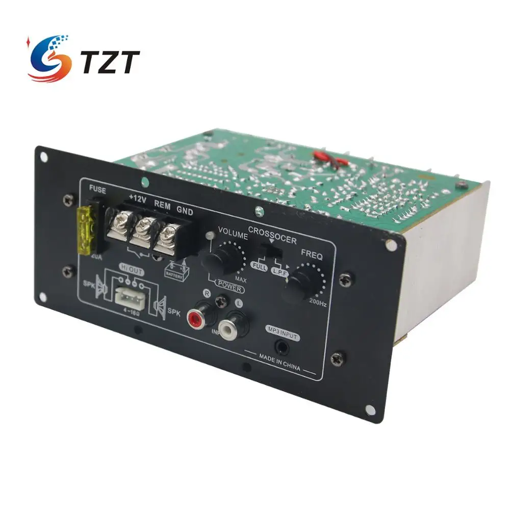 TZT PA 50B плата автомобильного усилителя звука HiFi высокой мощности сабвуфер бас 12 в