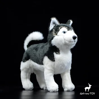 

Real life Plush Children'S Toys Alaska Dog Stuffed Big Toy Super Kawaii Huskies Dolls