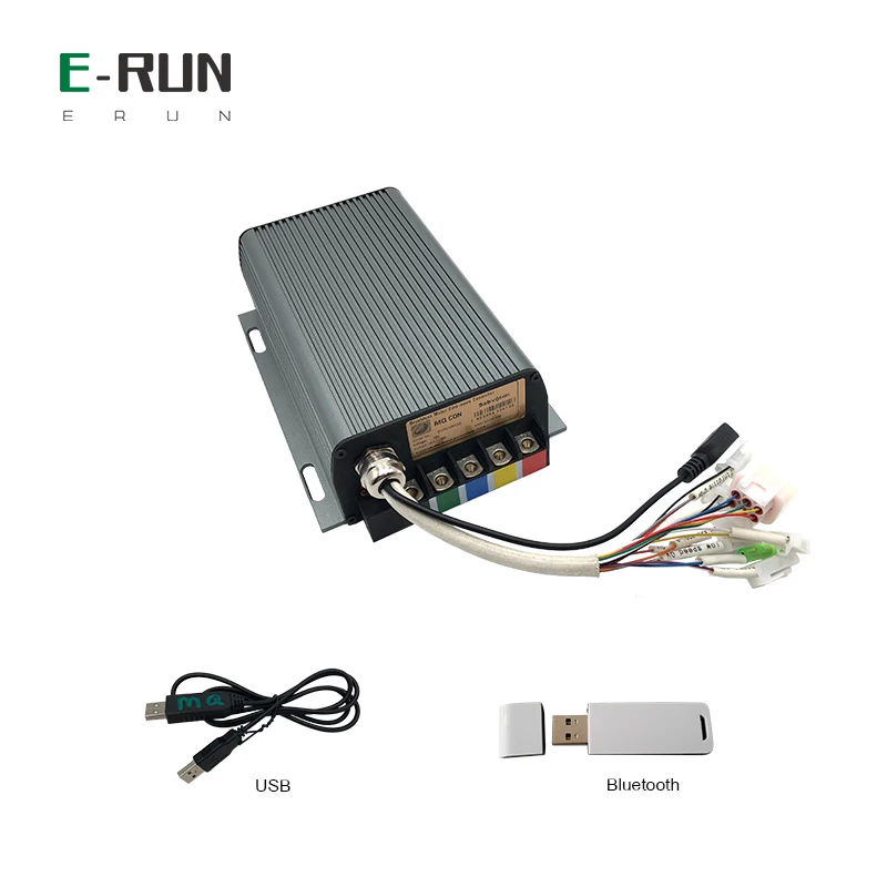 US $169.00 Hall Type DC Controller 60A SVMC7260 For 1500w Electric Bicycle Scooter Wheel Brushless Motor With Bluetooth Adapter