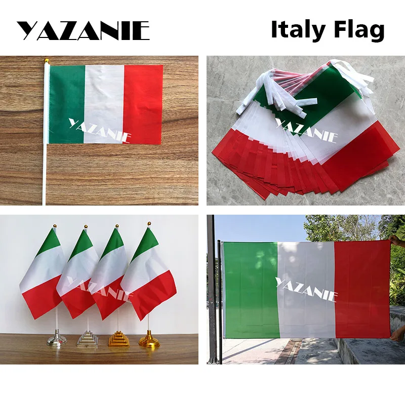  Italy Flags Italian Small Mini String Banner Flags