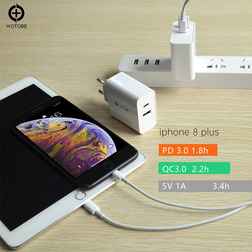USB-C PD87W адаптер питания, 1 порт PD87W/65 W настенное зарядное устройство для USB-C ноутбуков MacBook iPad Pro, 1 порт USB A 2.4A для samsung iPhone