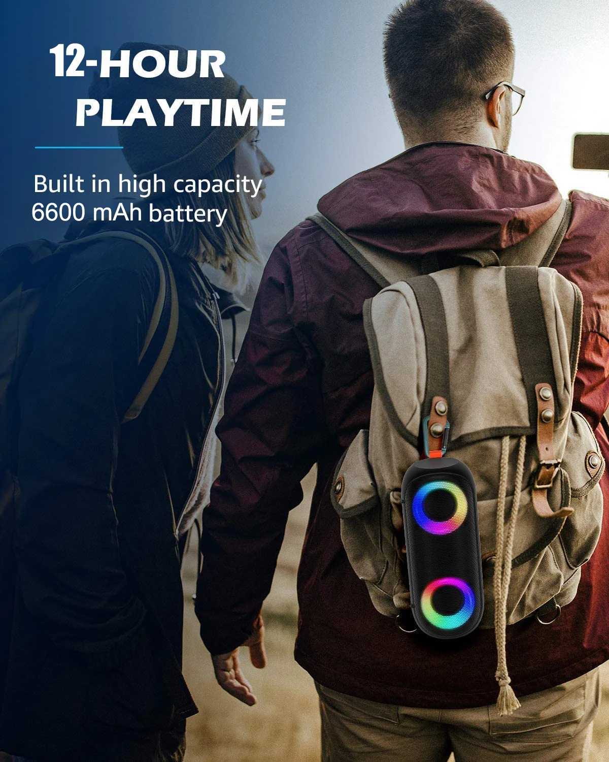 XDOBO VIBE 50W Portable Wireless Bluetooth Speaker BT 5.0 DYNAMIC RGB Light Audio Bass Waterproof Cylindrical Subwoofer Speaker XDOBO VIBE 50W Portable Wireless Bluetooth Speaker BT 5.0 DYNAMIC RGB Light Audio Bass Waterproof Cylindrical Subwoofer Speaker