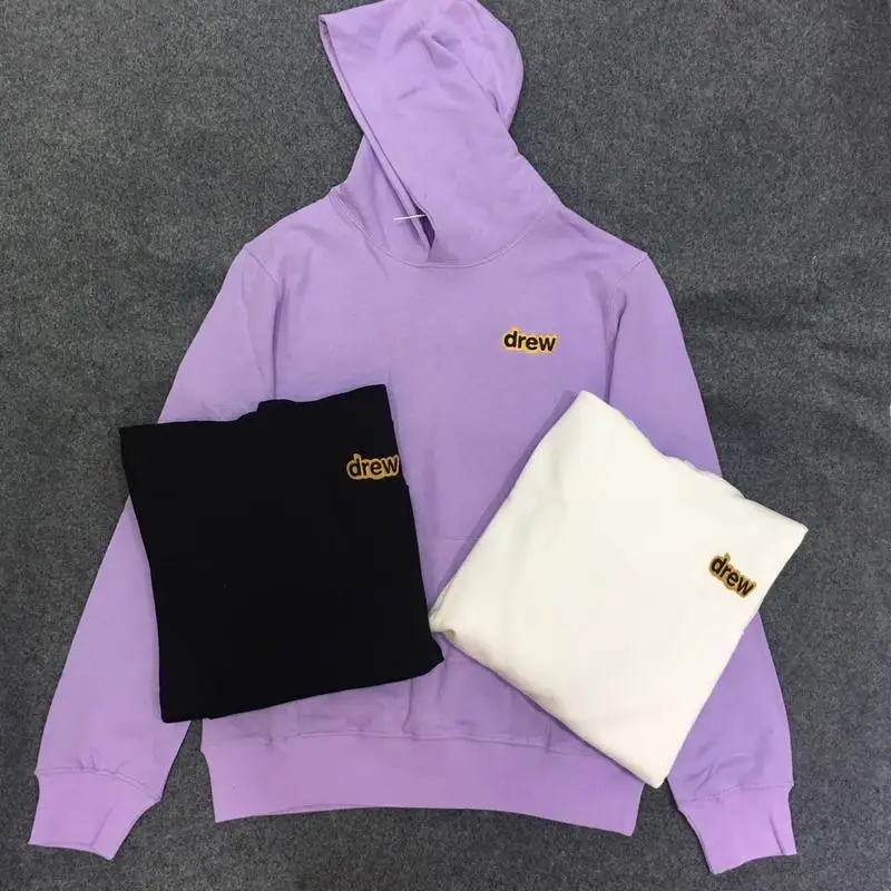 19SS drew house Secret худи с вышивкой для мужчин и женщин Drew свитшоты Джастин Бибер Хип Хоп DREW HOUSE пуловер harajuku