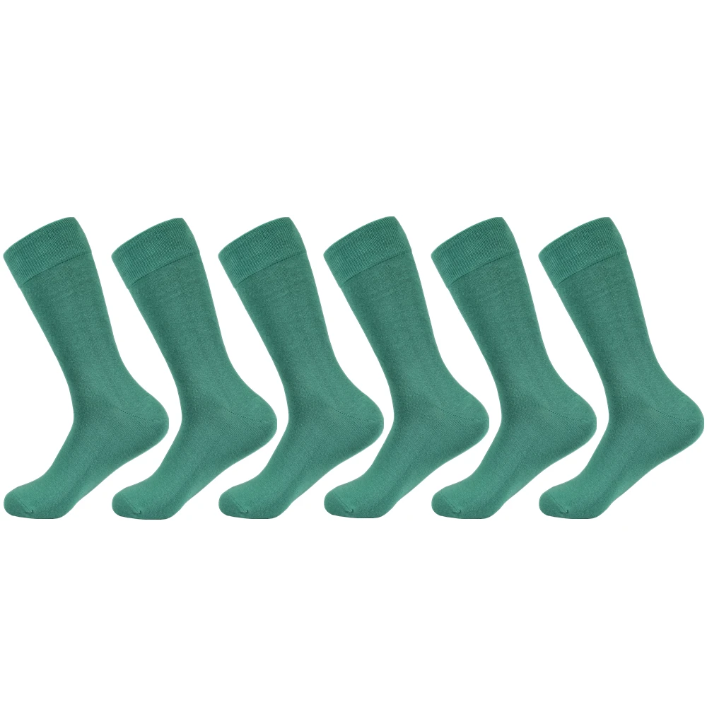 Men's Socks Black New Christmas Gift Box Cotton Socks Colorful Classic Solid Color Socks Men - Color: No box-3