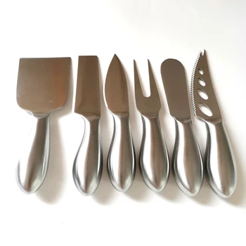 

6-Piece Cheese Knife Set Stainless Steel Cheese Knives Collection Cut Tool Cheese Knife