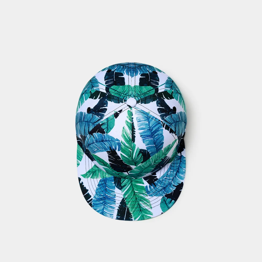 

Nuzada Plant Trend Printed Baseball Cap New Style Flat Brimmed Hip Hop Style Trend Hat