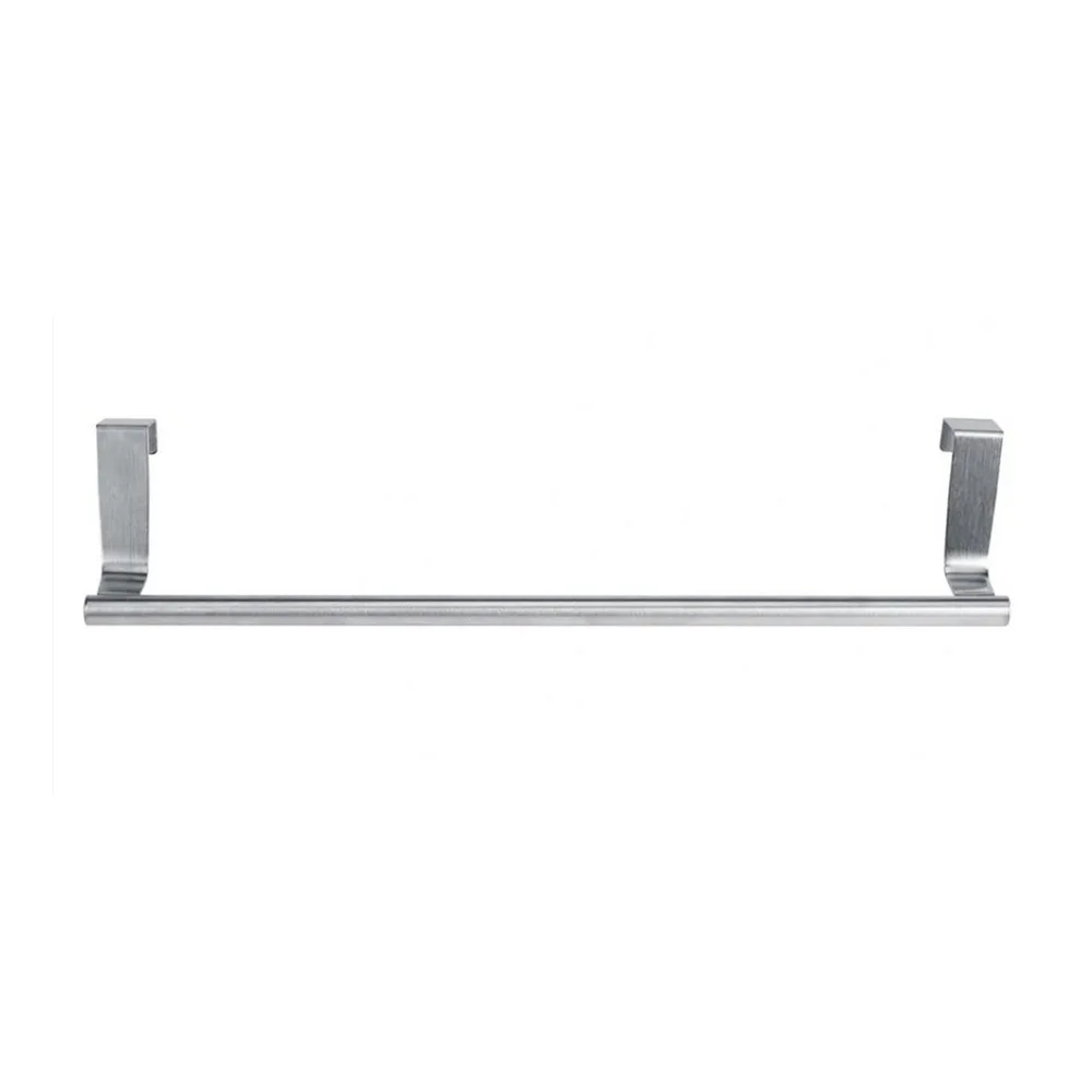 Stainless Steel Towel Rack Over Door Cupboard Hanger Towel Holder Kitchen Bathroom Towel Organizer Rack Rail Towels Bar