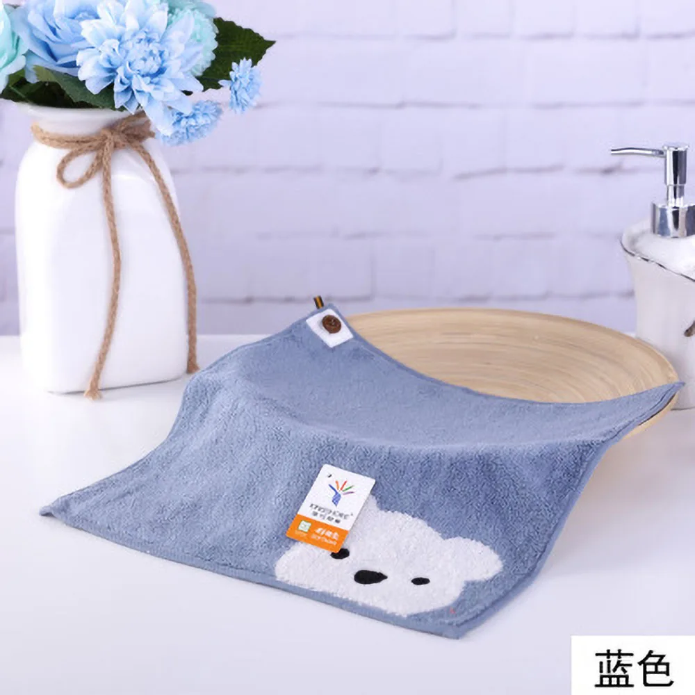 30*30cm Square towel cotton baby small towel cartoon multifunctional absorbent children small square