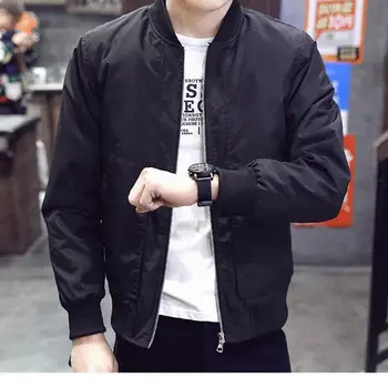 

Thin bomber jackets for spring and fall 2020 men's drab lightning jackets and red drab baseball jackets bodice tops