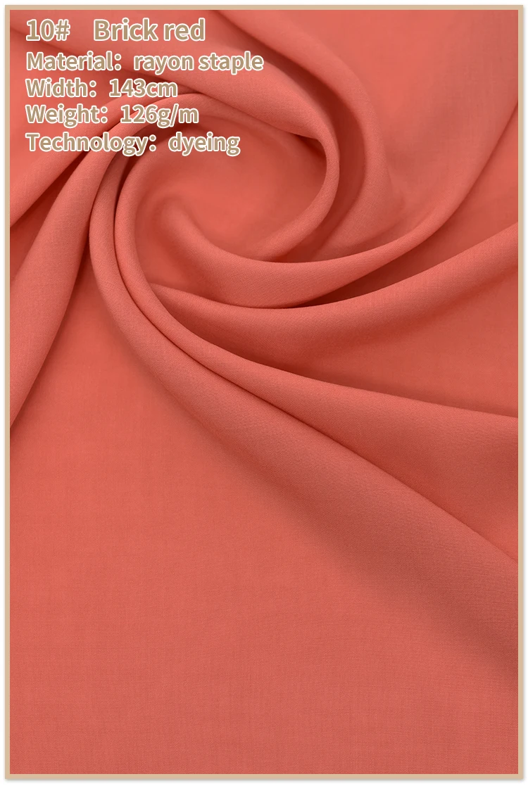 Solid color cotton bourette silk fabric cotton rayon fabric summer dress baby Pajama clothing children's clothing cuddle quilt - Цвет: 10