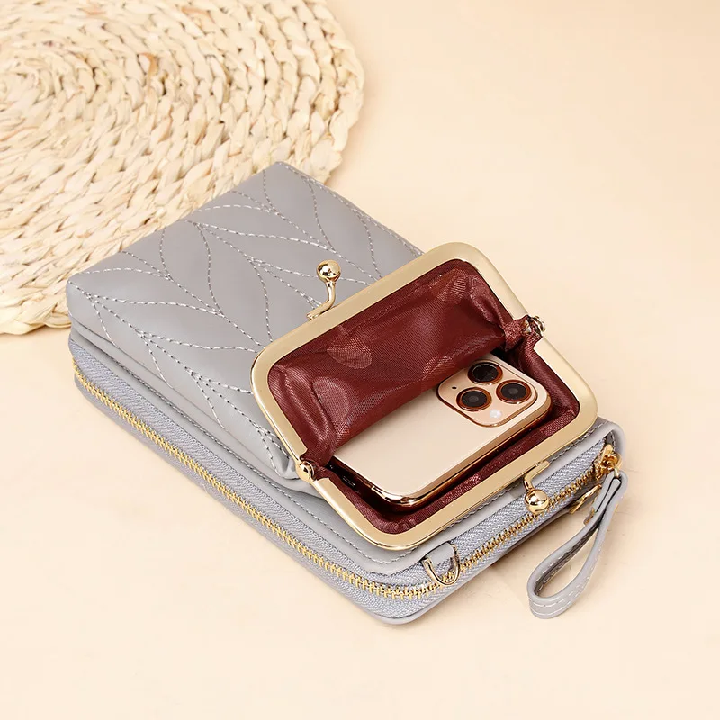 Women Shoulder Bags Lady Wallet Slim Coin Purse Pocket Hand Small Clutch Bag New 
