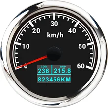 85MM GPS Tacho 3 In 1 LCD Display Geschwindigkeit Kilometerzähler Mit COG Reise Insgesamt Laufleistung Fit Für Auto Boot marine Motorrad 12V 24V