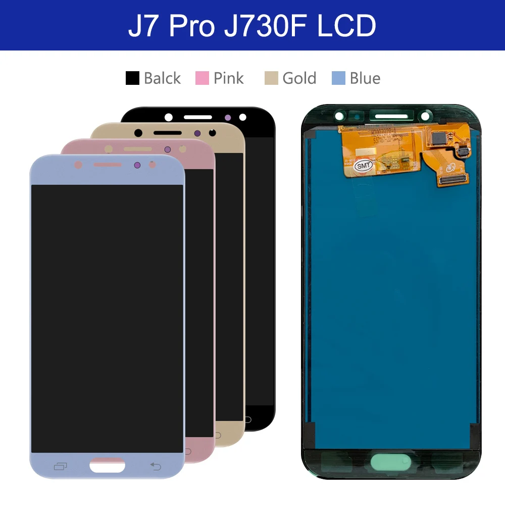 ЖК дисплей 5 дюйма для Samsung Galaxy J7 Pro 2017 J730 J730F с сенсорным экраном и дигитайзером в