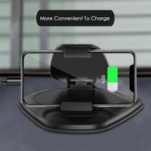 Support de téléphone portable en cuir pour voiture, nouveau modèle 2019, Navigation GPS, Support Hud, tableau de bord universel pour iPhone X