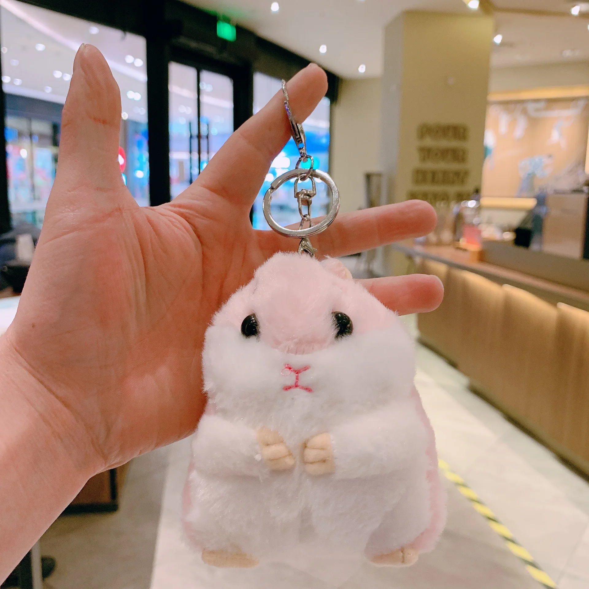 Hamster doll keychain pendant doll hamster cute backpack doll