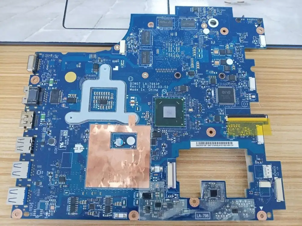 

Быстрая доставка QIWG7 LA-7983P REV: 1,0 материнская плата для ноутбука LENOVO G780 GPU GT630M / GT635M 2 Гб ..