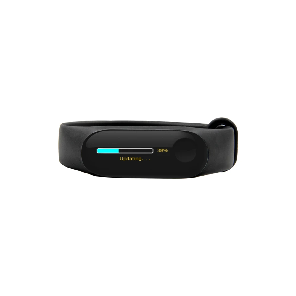 Pulseira de Silicone Ttgo T-pulseira Faça Você Mesmo Programável Inteligente Pulseira Esp32-pico-d4 Chip Principal 0.96 Polegada Ips Tela Mod. 1482347