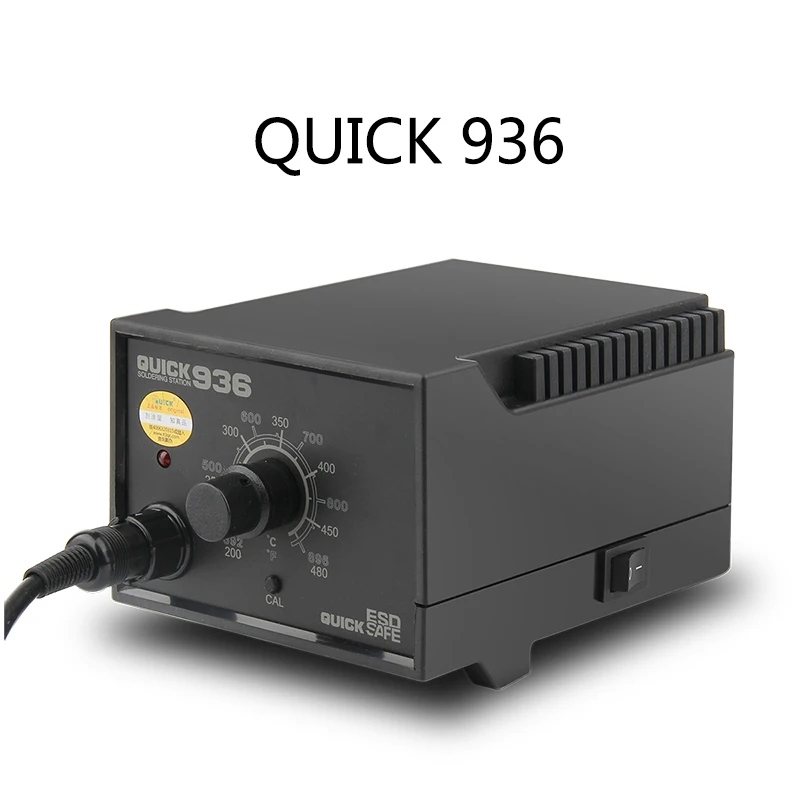 QUICK 936 110V/220V ESD Safe Soldering Station 60W Adjustable Temperature Electric Solder Iron Free shipping | Инструменты