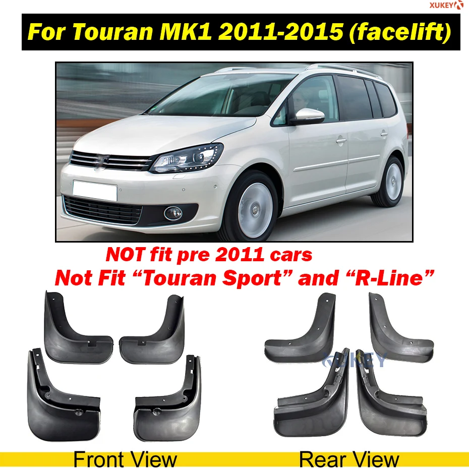 Брызговики для Vw Troc T Cross Jetta A7 T6 Tiguan Sharan атлас Teramont Caddy Touareg MK1 MK2 брызговики