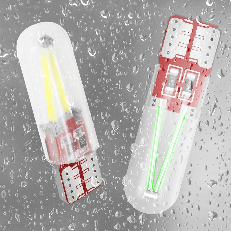 2019 новые W5W led T10 cob стекло автомобиля светильник со светодиодными нитями Авто