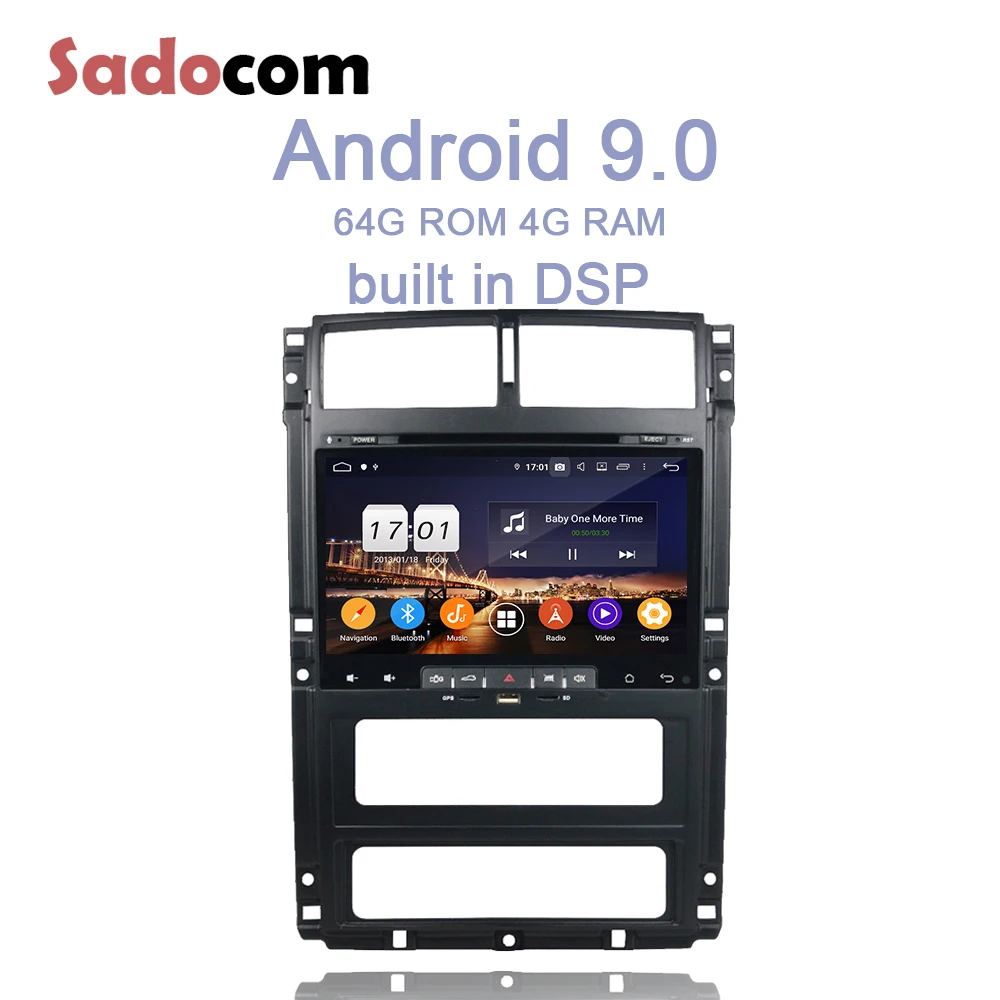 PX6 " DSP Android 9,0 4 Гб ОЗУ+ 64 ГБ+ 8 ядерный автомобильный DVD радио плеер gps ГЛОНАСС карта RDS радио wifi Bluetooth 4,2 для PEUGEOT PG 405