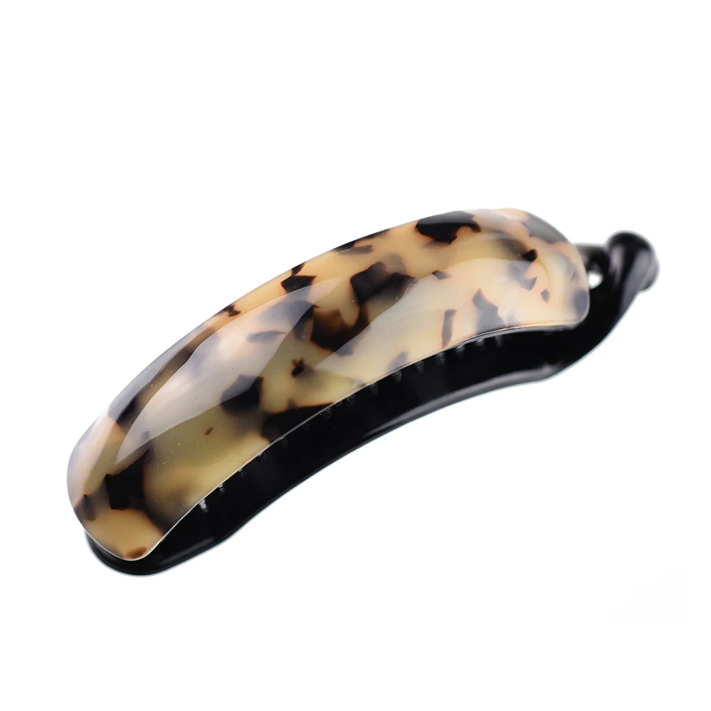 Large Acetate Banana Hair Clip Hair Clamp Claw Ponytail Holder