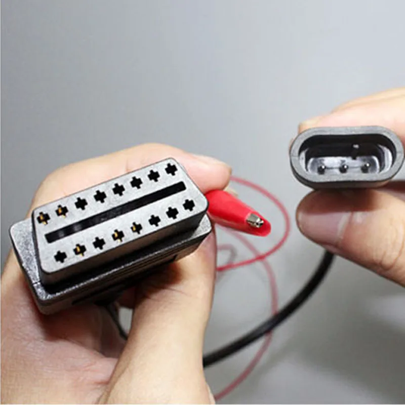 Для Alfa Lancia OBD 3 Pin к OBD2 16 контактный разъем OBDII Obd II адаптер Авто кабель для Fiat 3pin с Elm