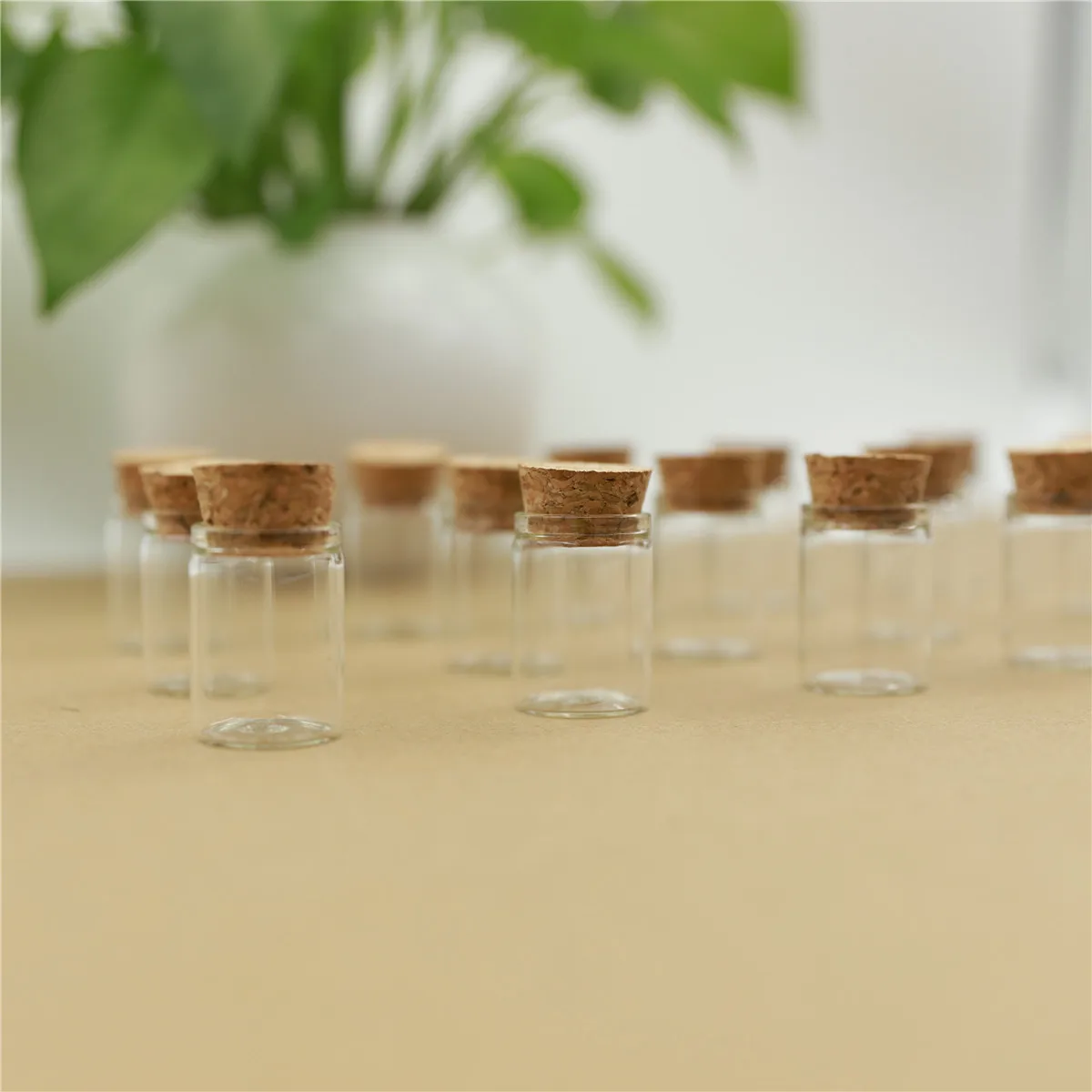 50pcs/lot 22*30mm 5ml Small Glass Vial Bottle Test Tube Cork Stopper Mini Bottle Container Jars Tiny Bottle glass 6