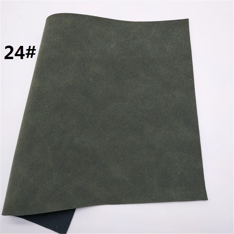 24 1 шт. 21X29 см Синтетическая кожа замша блестящая кожа ткань для DIY аксессуары Диван сумки и обувь 4S23 - Цвет: 24