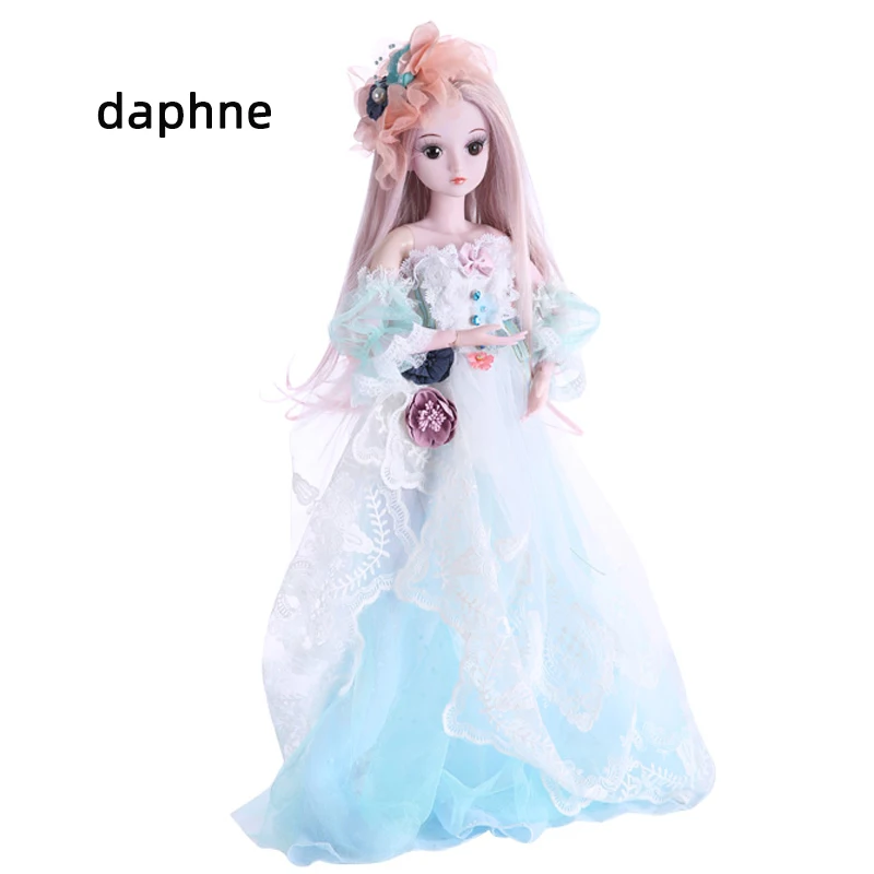 daphne BJD кукла 60 см шарнирная кукла тело 19 Подвижная головка Замена длинные волосы игрушка девочка подарок кукла игрушка - Цвет: daphne