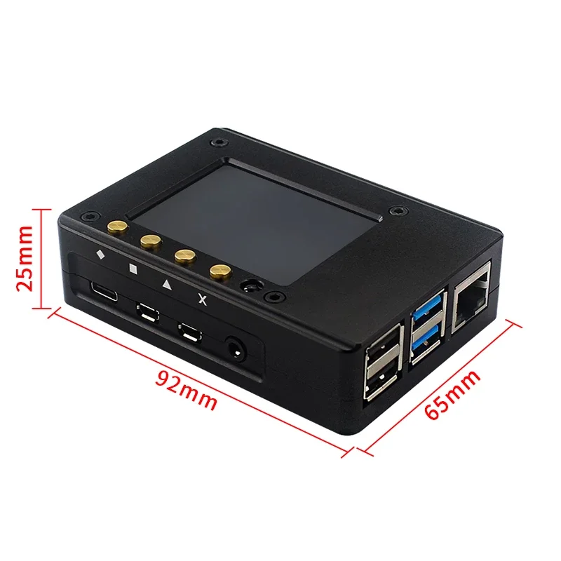 Display para Raspberry Sensível ao Toque Capa de Alumínio Cnc com Ventilador e Display Modelo Tela 320x240 Tft pi 4 2.4 7 High Quality Computador e Escritório