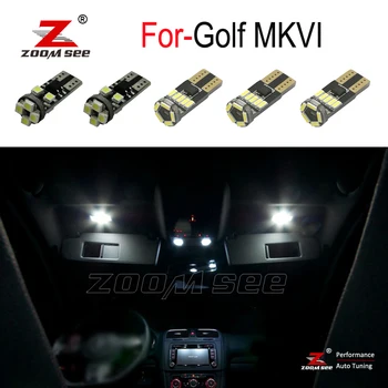 

12pcs LED Trunk lamp + LED glove box bulb + LED Interior reading Light Kit for Volkswagen for GOLF 6 MK6 MK VI (2010-2014)