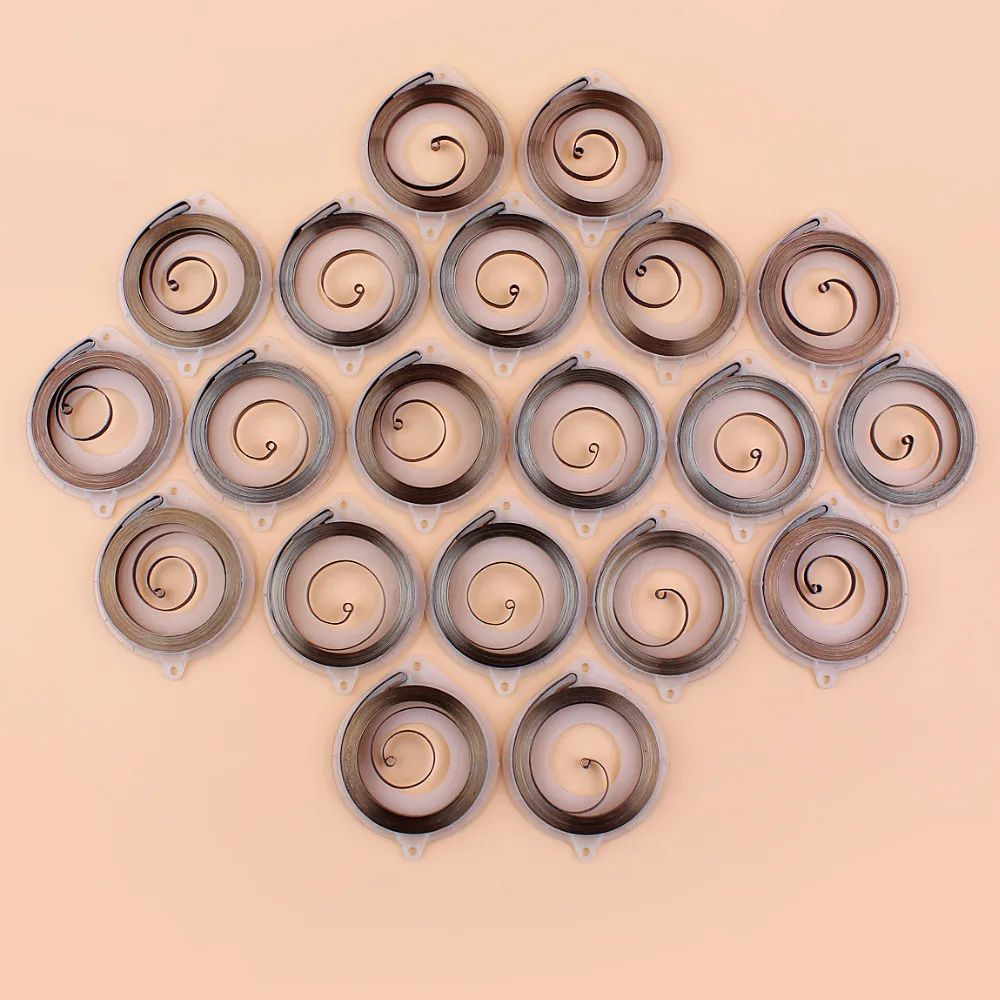 Стартер для бензопилы 20 шт./лот пружина отдачи подходит HUSQVARNA 445 450 455 460 461 запасные