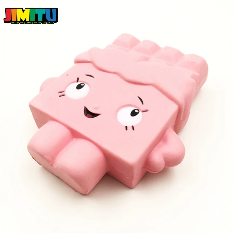 JIMITU Новая мягкая шоколадная батончик медленно поднимающаяся игрушка 13 см Jumbo Милая кавайная Коллекция Декор Подарочная игрушка для детей