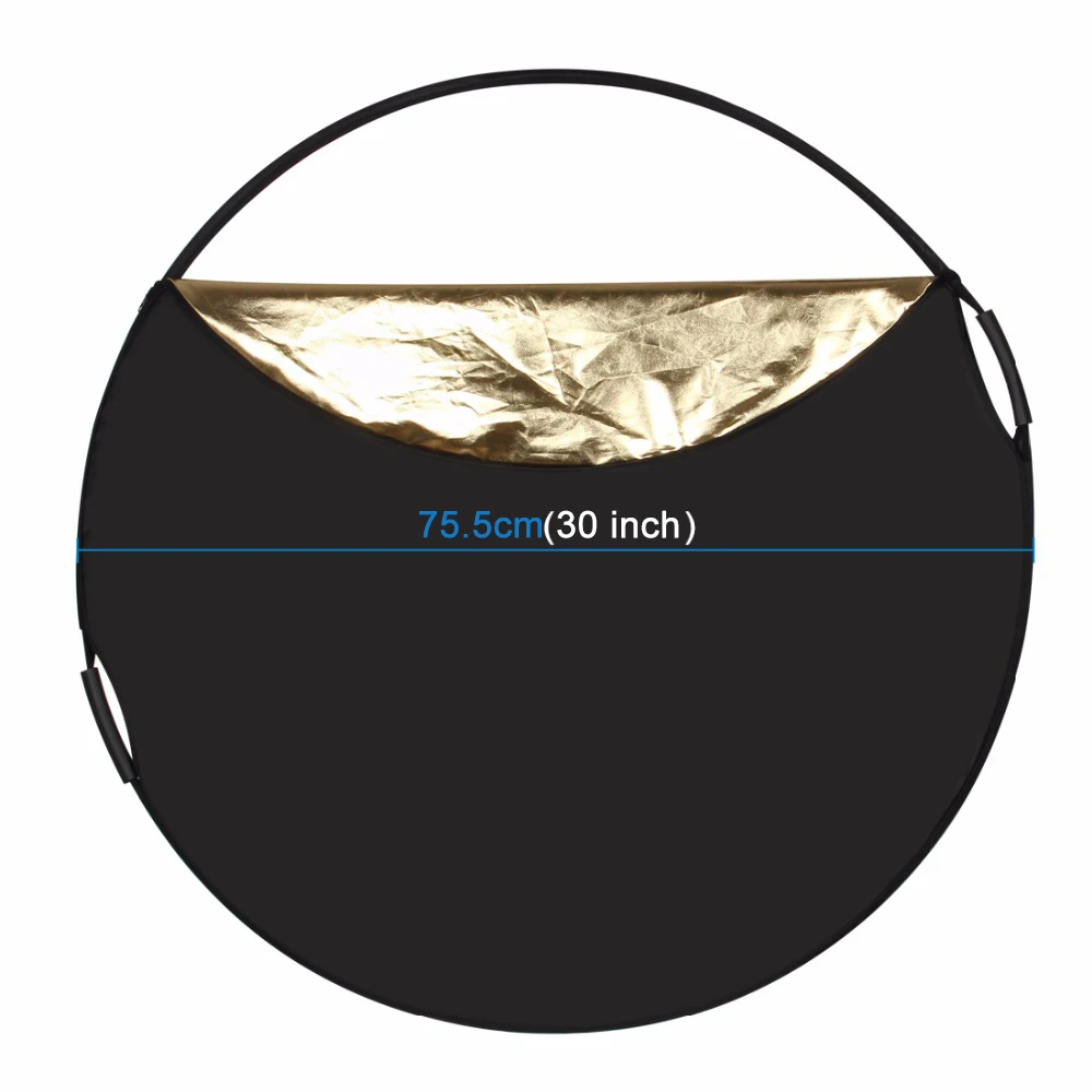 Cadiso 5 в 1 портативный складной Круглый отражатель ручной фиксатор складной светоотражатель аксессуары для фотосъемки/светоотражатель