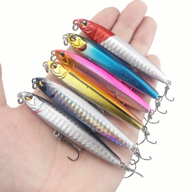 Pencil Sinking Fishing Lure 7.5cm 14g Bass Tackle Lures Accessories Saltwater Fish Bait Trolling | Спорт и развлечения