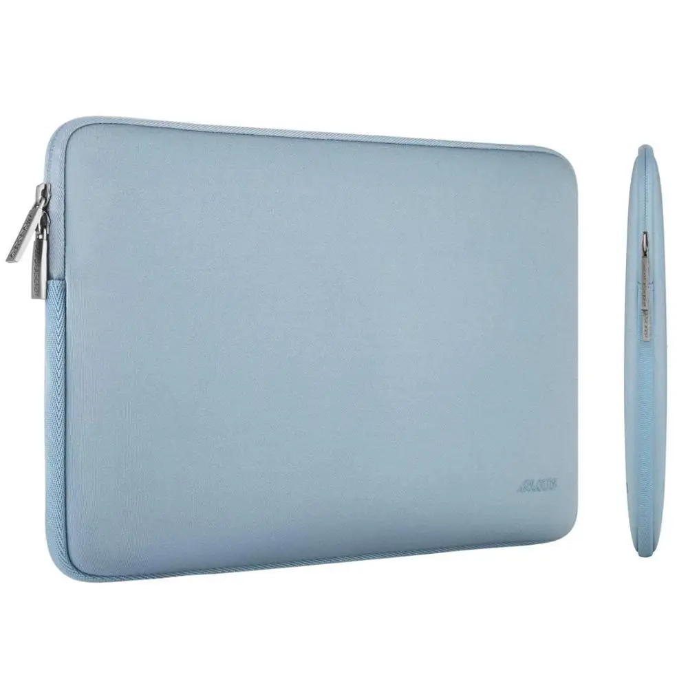 Airy Blue Сумка для ноутбука MOSISO для Macbook Air Pro 11, 12, 13, 14, 15, retina, компьютер, ноутбук 11,6, 13,3, 15,6 дюймов, рукав, водонепроницаемая сумка, чехол - Цвет: Airy Blue