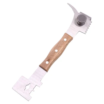 

Multifunction Hive Scraper Tool with Wooden Handle - Beekeeping Equipment Bee Hive Hand Tool Beekeeper Tool