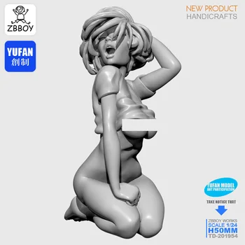 

1/32 Resin Kits Figure Sleepy girl resin soldier self-assembled (50MM)TD-201954