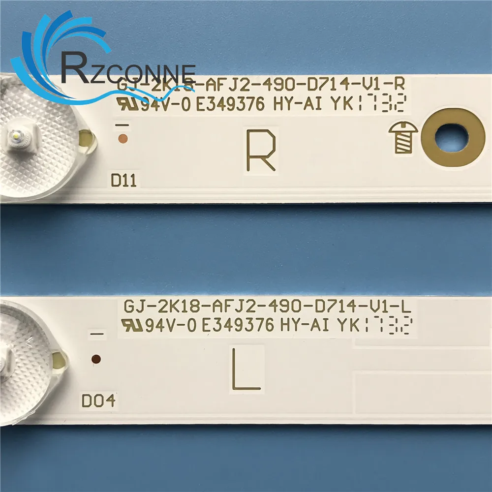 Lâmpada para Philips Backlight Strip tv 49pus7002 Gj-2k18-afj2-490-d714-v1-l r Tpt490f2-fn02.s Led 14 49 - Imagem 5